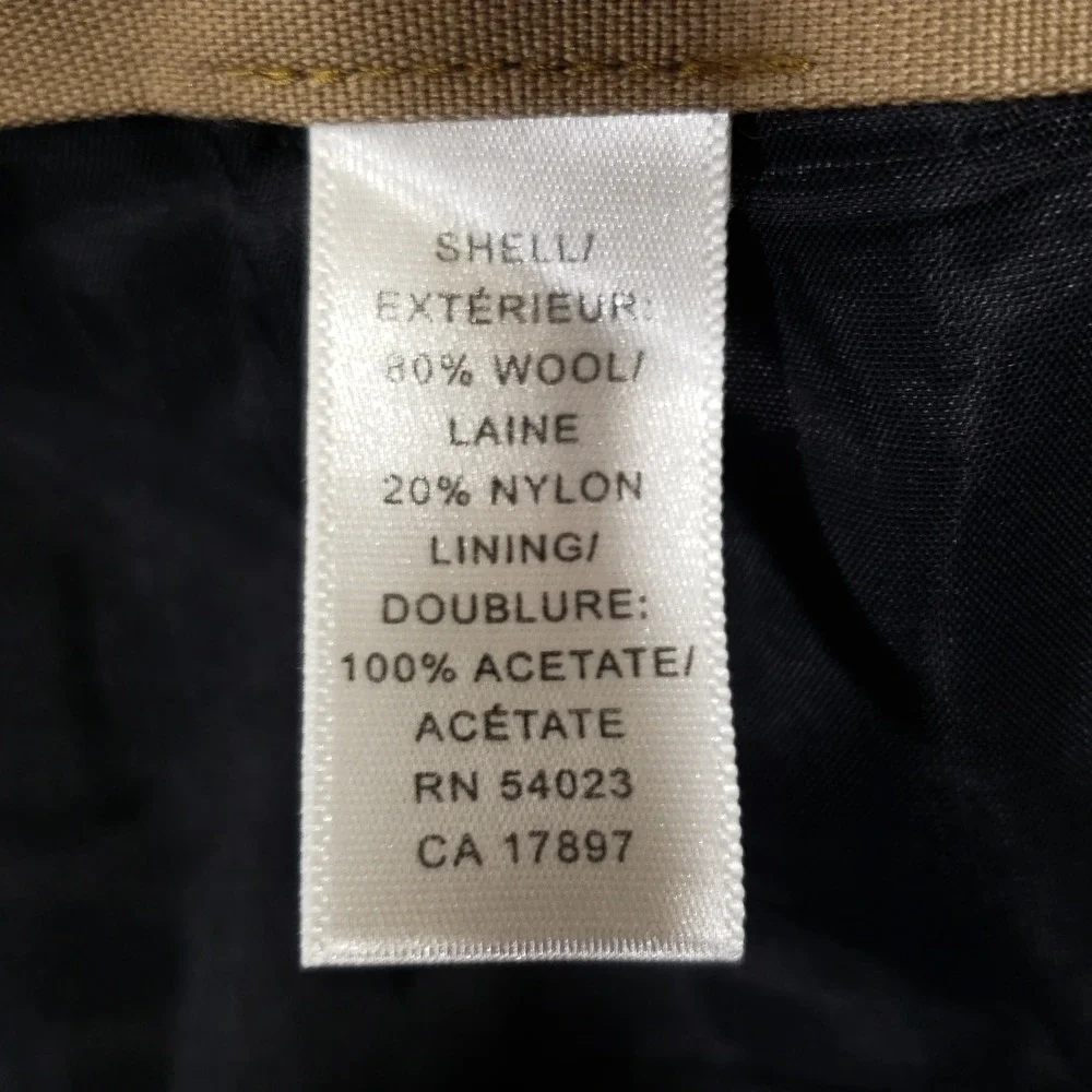 Banana Republic Dress Pants Mens 34/32 Gray Wool Blend Trousers Military Tab VTG